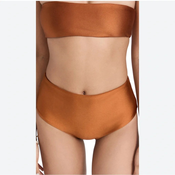 JADE Swim Bound Bikini Bottoms - bronze - Picture 1 of 10